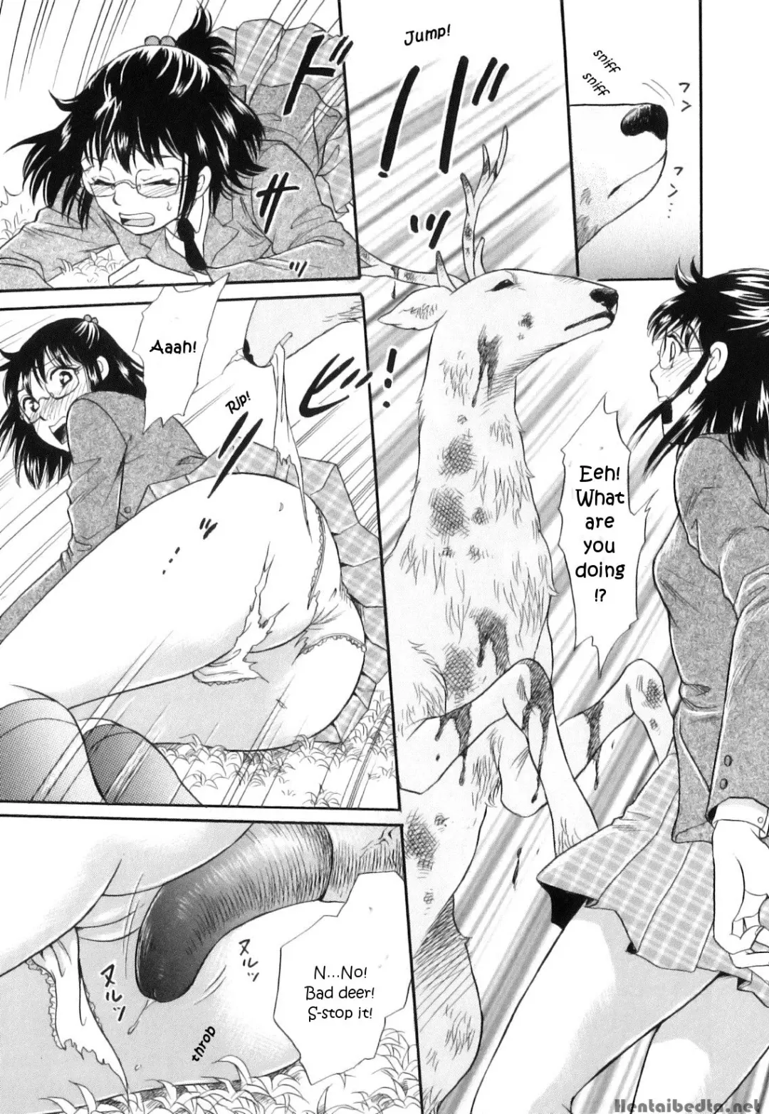 [Tsukimori Masato] Shoujo-tachi no Yukue ~Shishigami no Mori~ | Divine Deer Forest ~Girls' Whereabouts~ Fhentai - Page 25