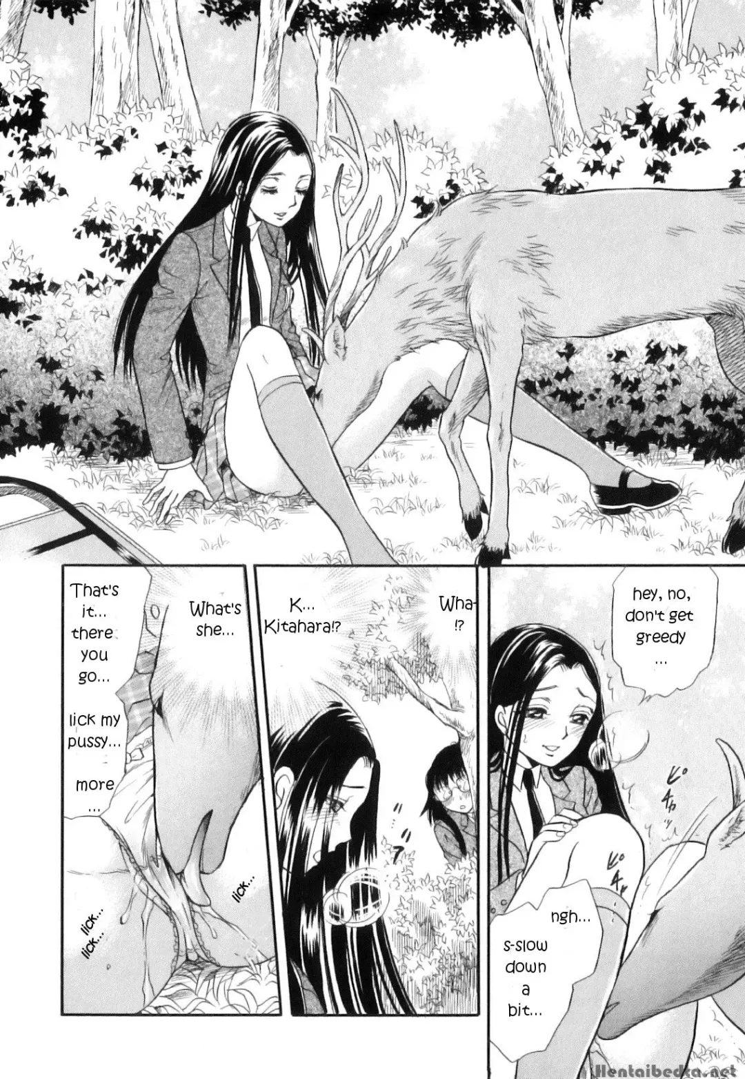 [Tsukimori Masato] Shoujo-tachi no Yukue ~Shishigami no Mori~ | Divine Deer Forest ~Girls' Whereabouts~ Fhentai - Page 4