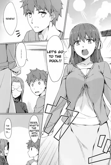 [Yanagi] Rider-san to Kyouei Mizugi. | Rider-san and Swimsuit Fhentai - Page 2