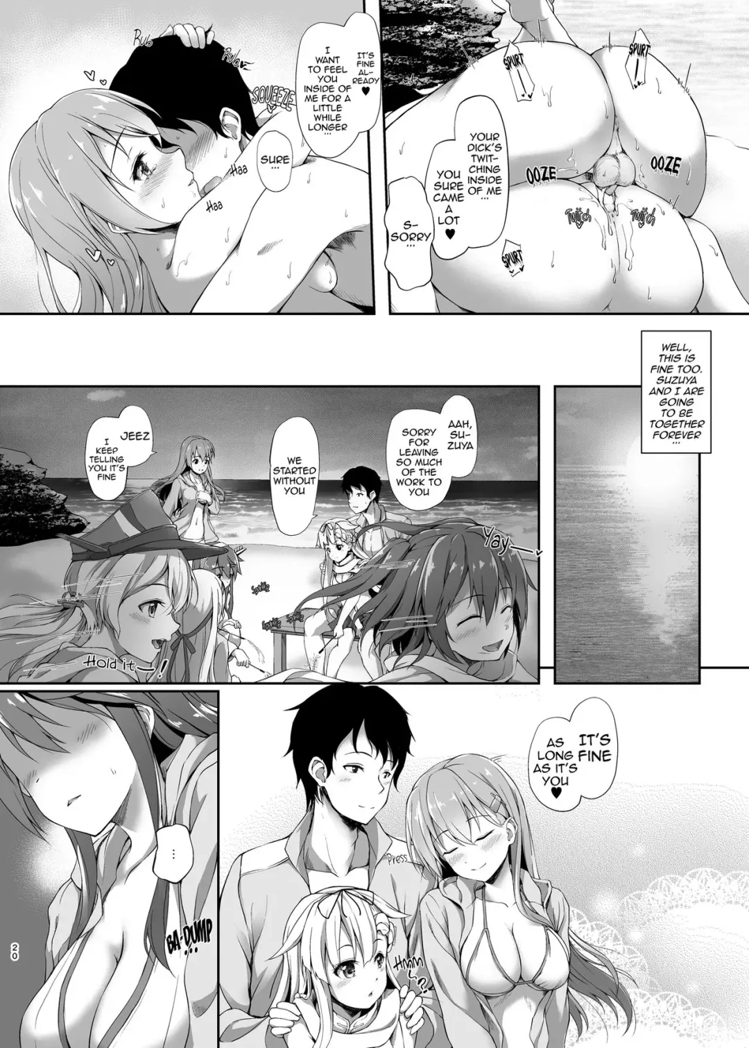 [Awayume] Suzuya to Natsu LOVE VACATION | Summer Love Vacation With Suzuya (decensored) Fhentai - Page 20