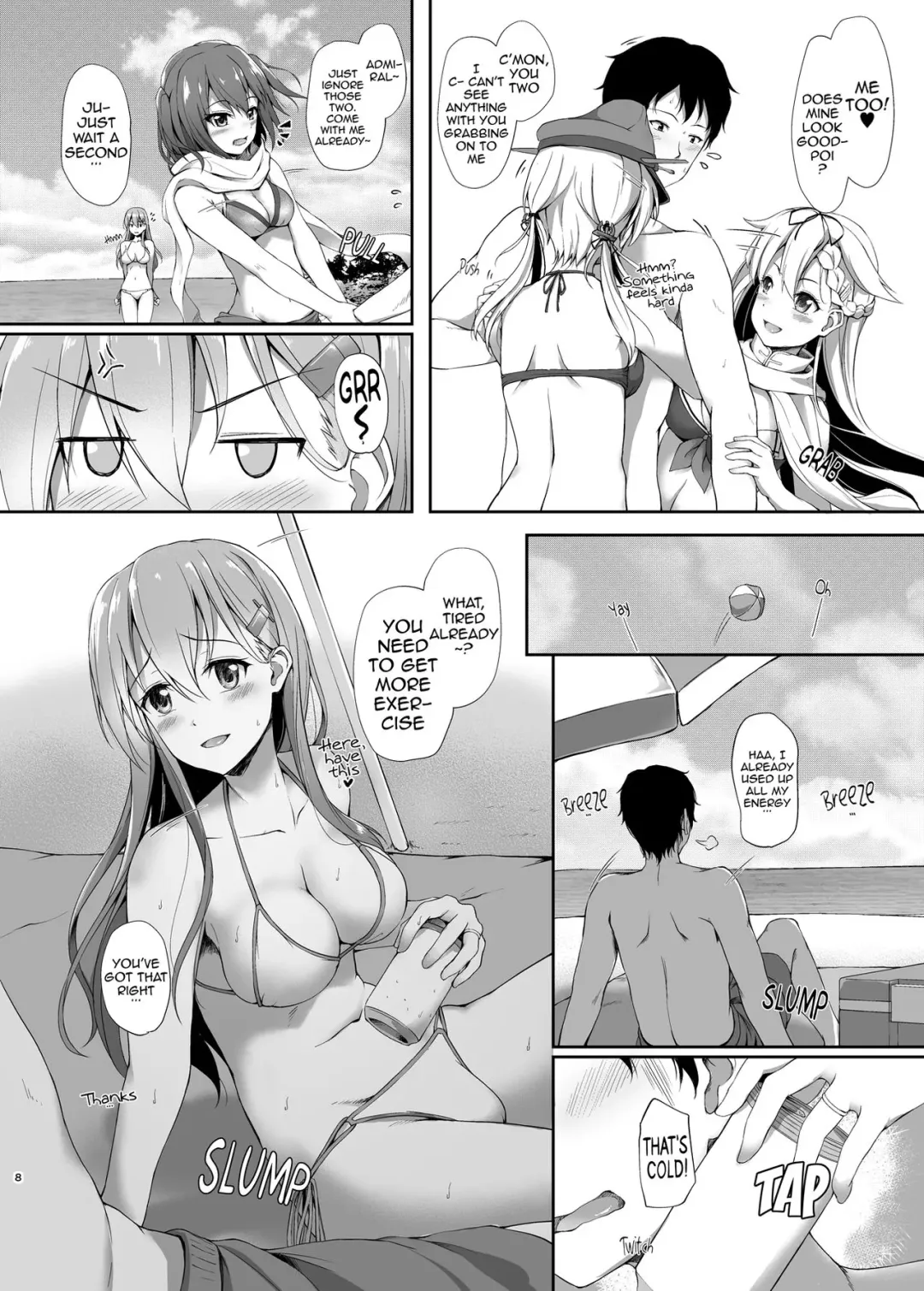 [Awayume] Suzuya to Natsu LOVE VACATION | Summer Love Vacation With Suzuya (decensored) Fhentai - Page 8