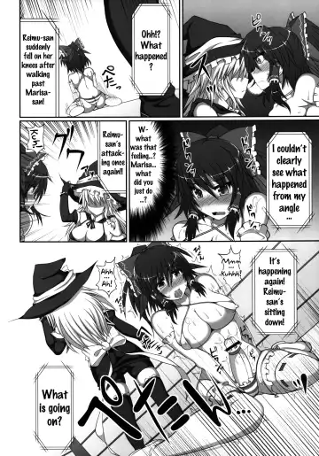 [Hisui] Gensoukyou Futanari Chinpo Wrestling - Reimu VS Marisa Fhentai - Page 19