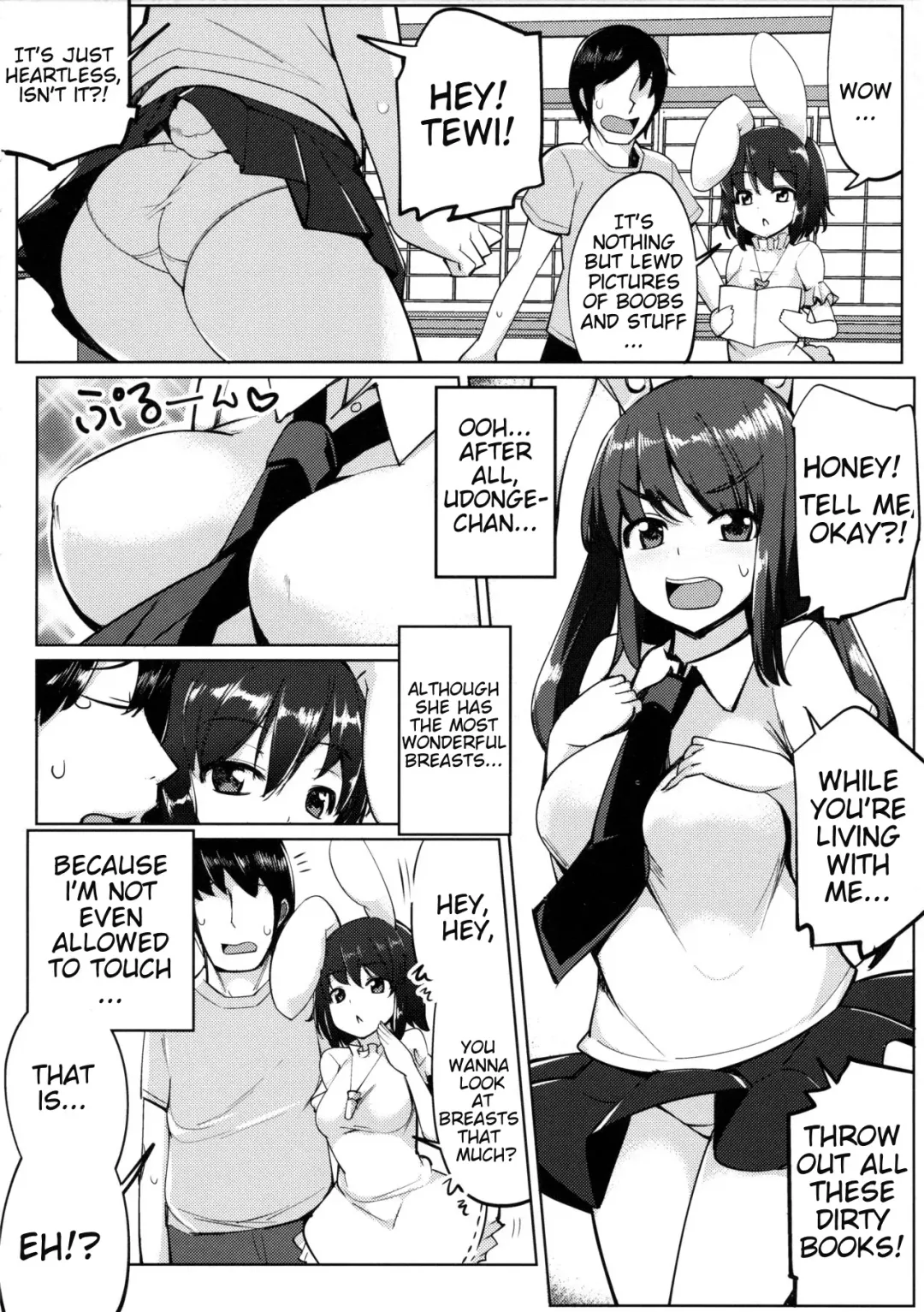 [Ippongui] Uwaki Shite Tewi-chan to Sex Shita Fhentai - Page 5