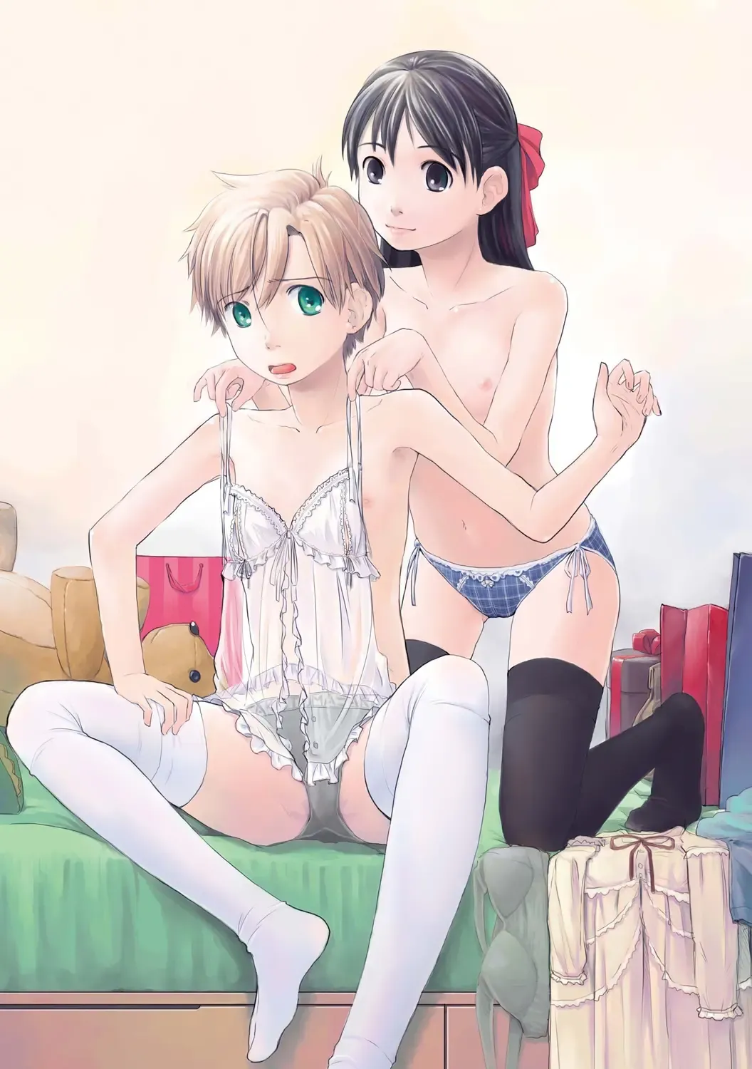 [Hidari Kagetora] Ore ga Nyotaika Shitara Kanojo ga Do-S ni natta Ken ni Tsuite 2 Fhentai - Page 34