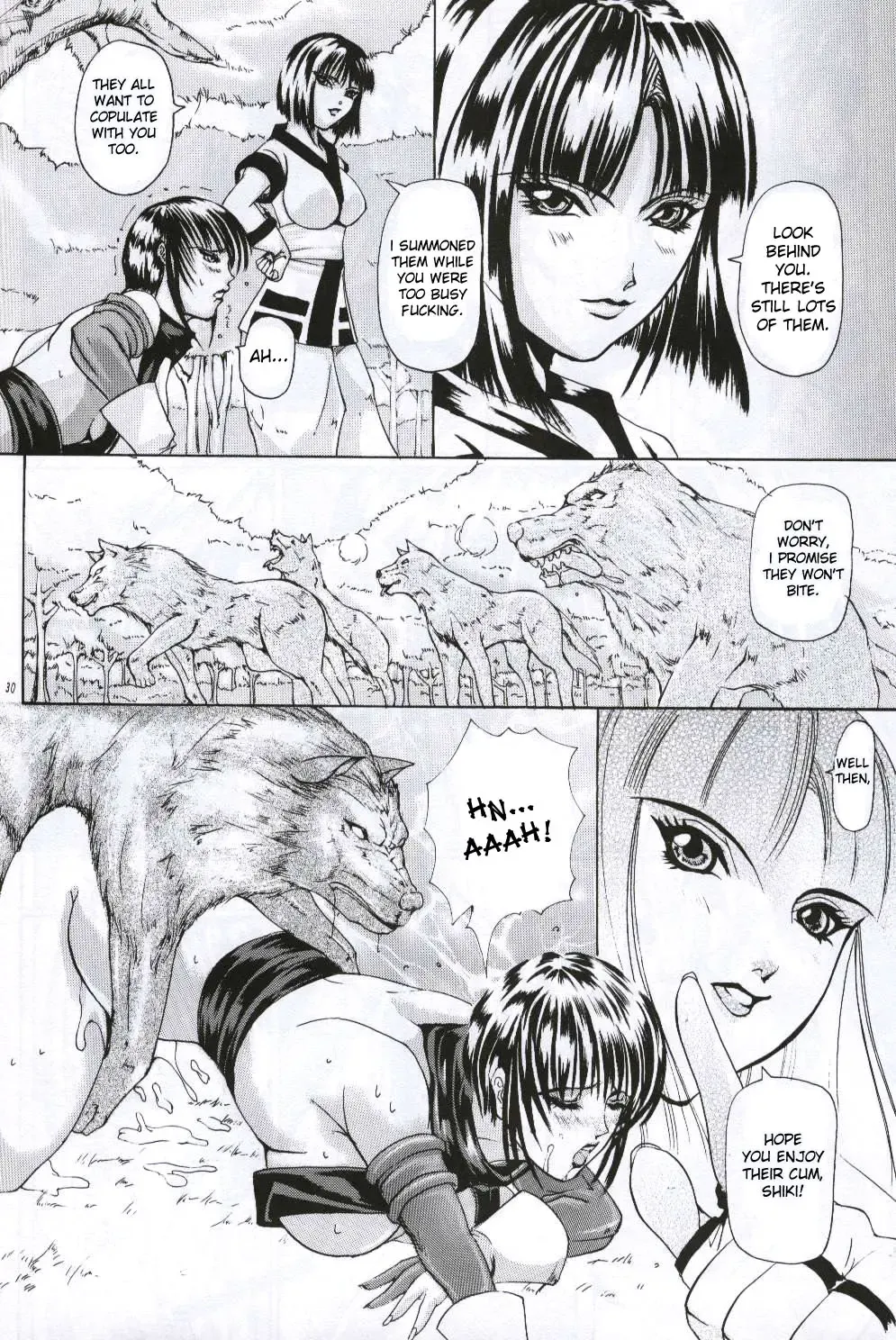 [Hiichan] Ken-Jyuu Retouch Version - Le sexe dur avec l'animal. numero:03 Fhentai - Page 28