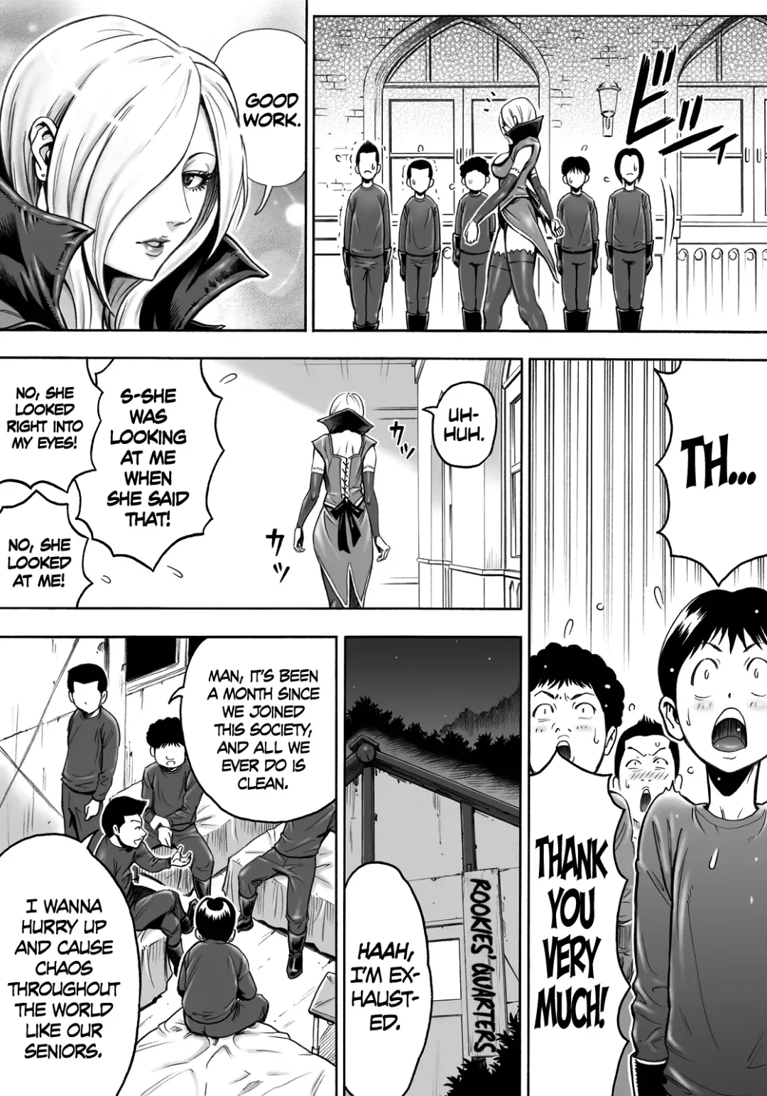 [Daigo] Aku no Onna Shuryou to Doutei Kouseiin | Evil Leader and the Virgin Members Fhentai - Page 4