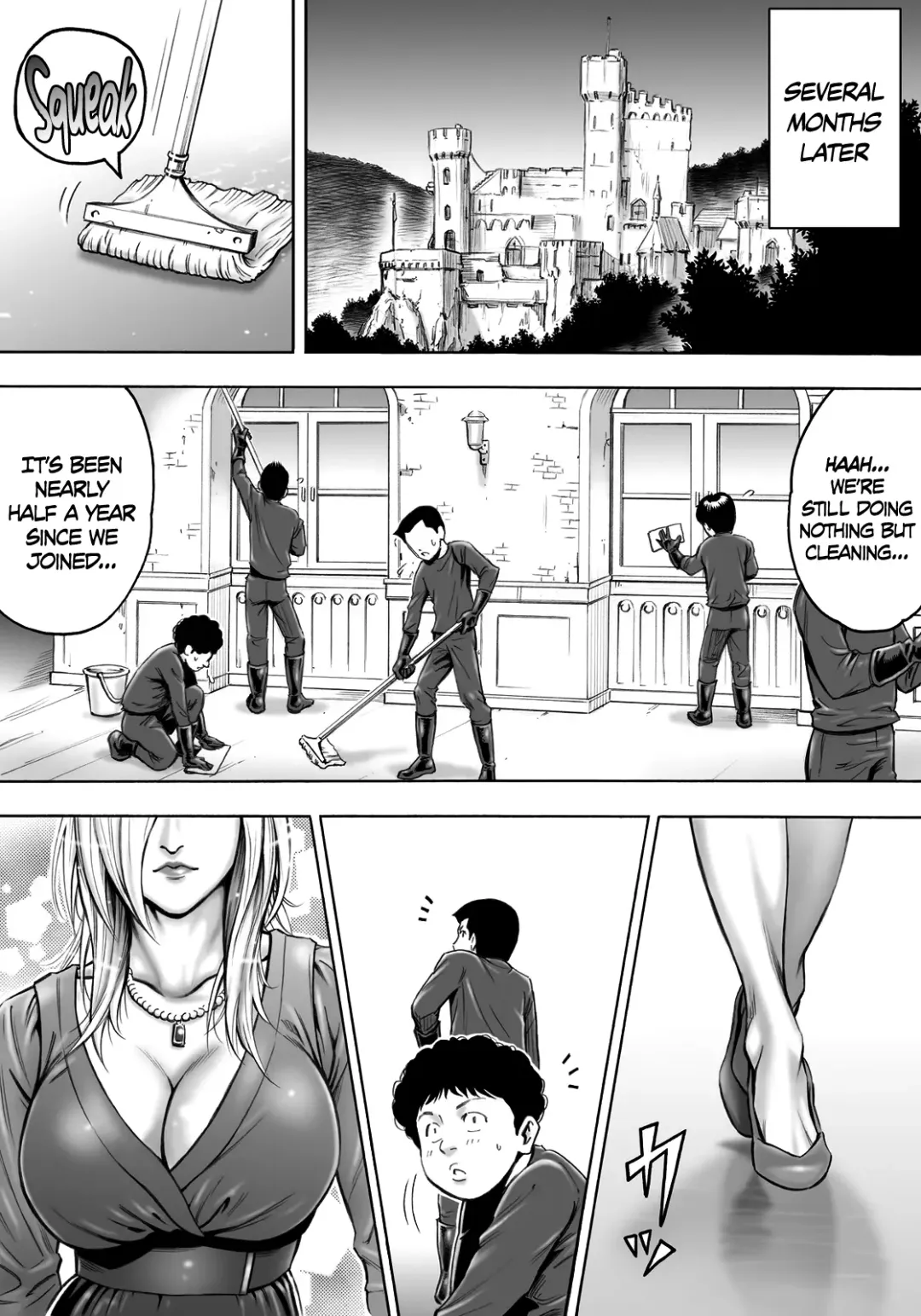 [Daigo] Aku no Onna Shuryou to Doutei Kouseiin | Evil Leader and the Virgin Members Fhentai - Page 41