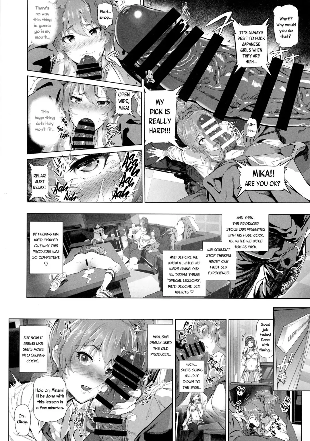 [Suzuhane Suzu] BLACK DICK PRODUCER ~Dosukebe Binwan Kokujin P no Dekamara Fuck Lesson~ Fhentai - Page 7