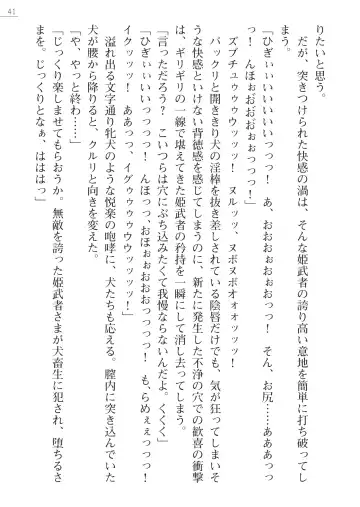 [Arai Yuu - Maruto] Samurai Slave Gaiden - Nikuetsu no Mesuinu Choukyou Fhentai - Page 41