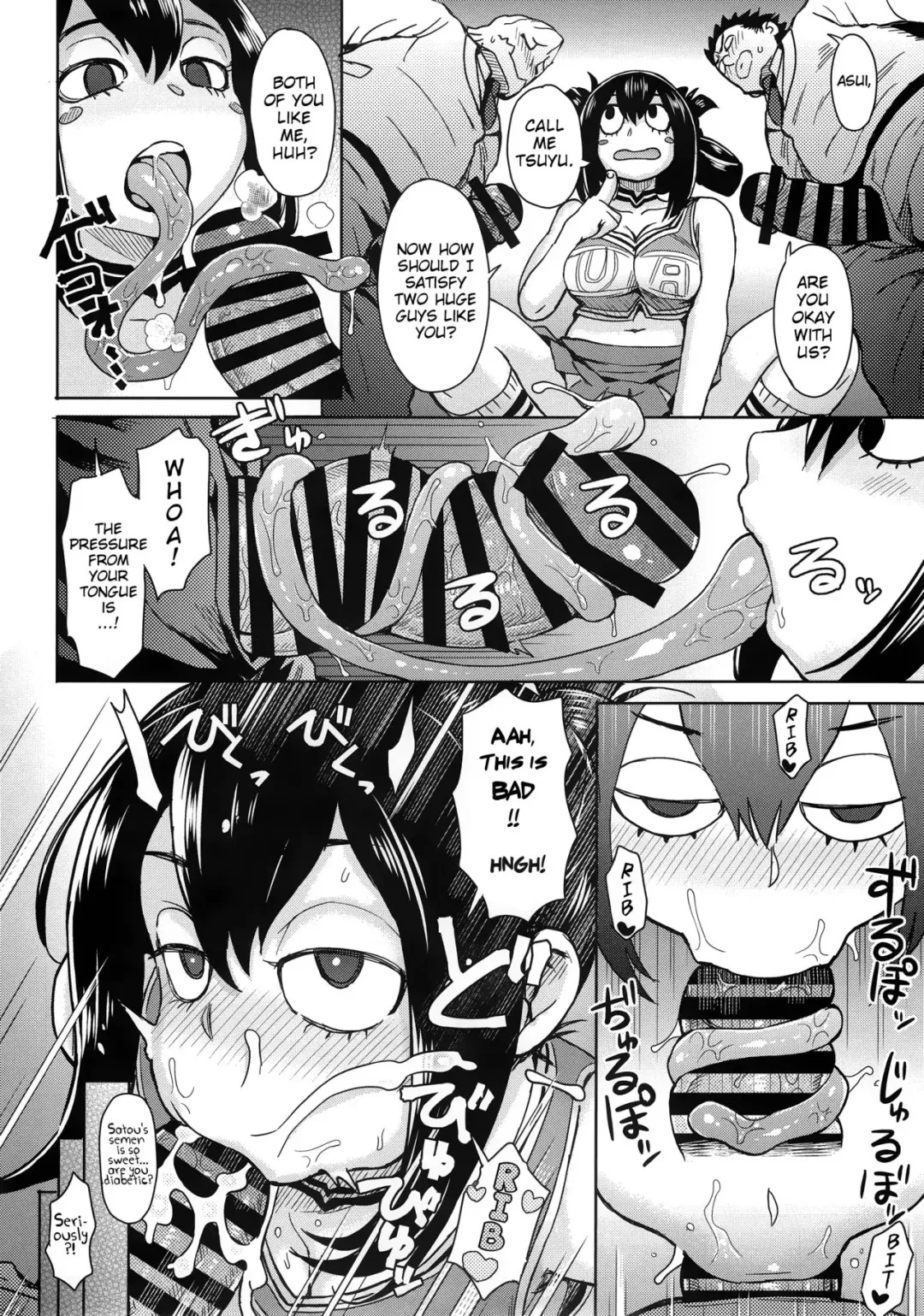 [Itou Eight] Uraraka Ura Fuuzoku | Uraraka's Behind-the-Scenes Prostitution Fhentai - Page 12