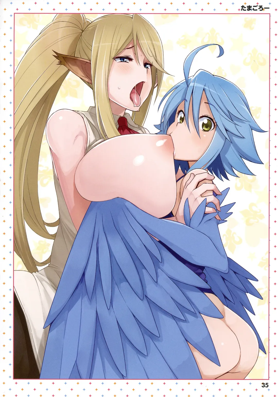 Monster Musume no Iru Nichijou -Everyday Life with Monster Girls- ANOTHER CREATOR VISUAL FAN BOOK Fhentai - Page 35