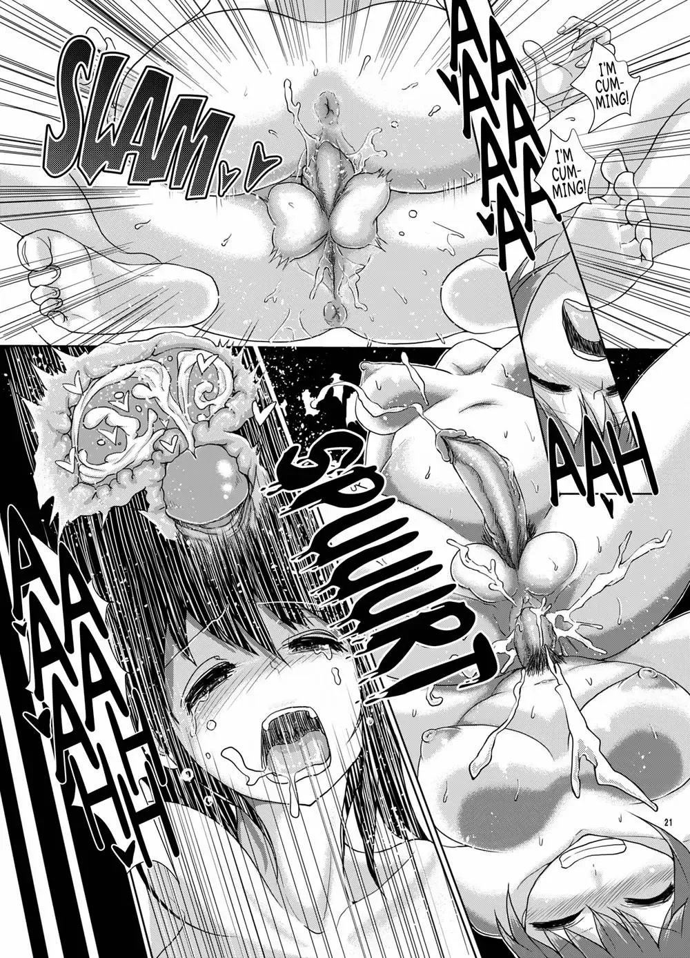 [Hakaba Yodomu] Issho ni Futanari Practice 2 | Joint Futanari Practice 2 (decensored) Fhentai - Page 20