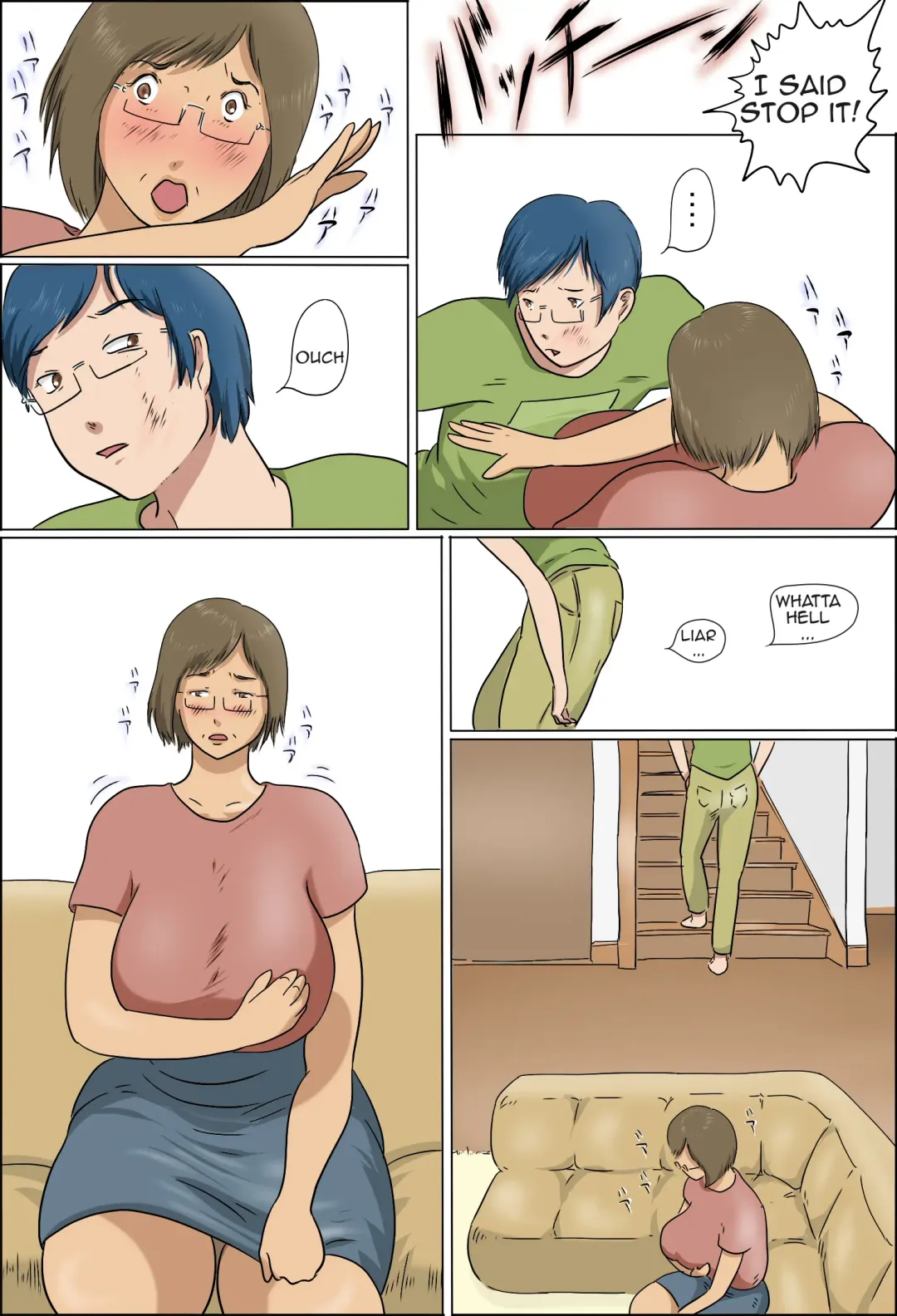 Haha to Musuko no Kazoku Seikatsu | Family Life of Mother and Son Fhentai - Page 15