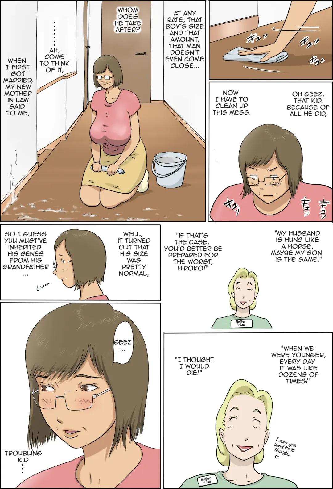 Haha to Musuko no Kazoku Seikatsu | Family Life of Mother and Son Fhentai - Page 34