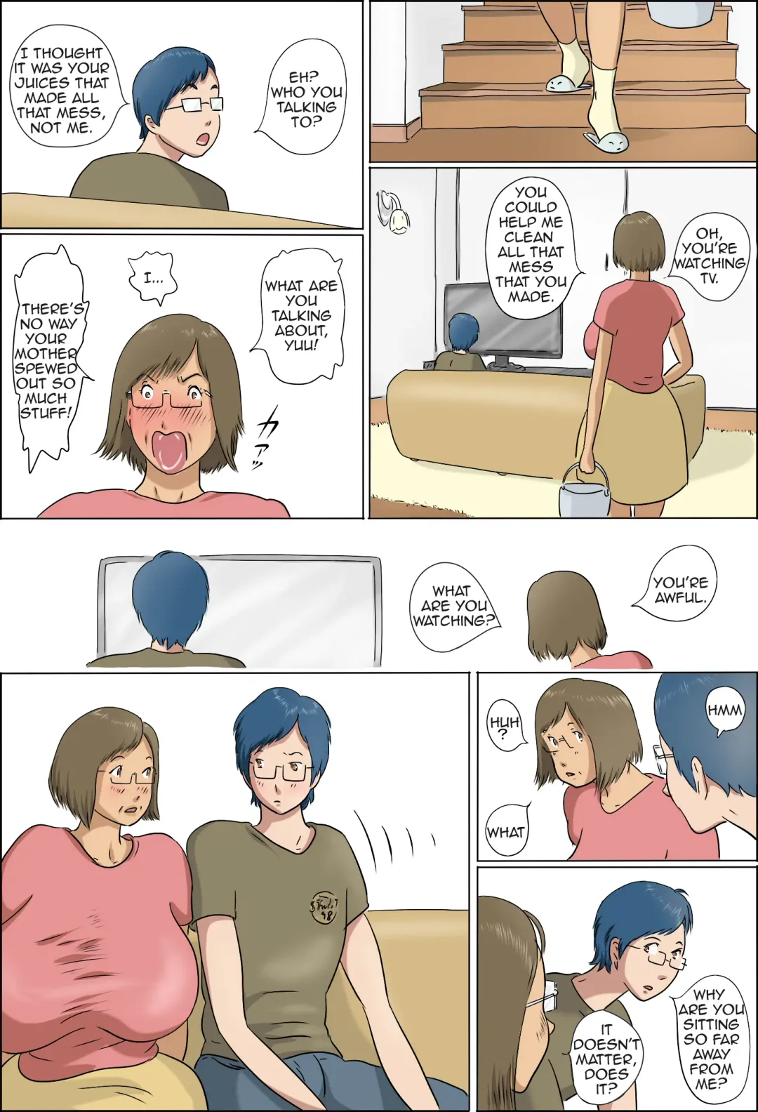 Haha to Musuko no Kazoku Seikatsu | Family Life of Mother and Son Fhentai - Page 35