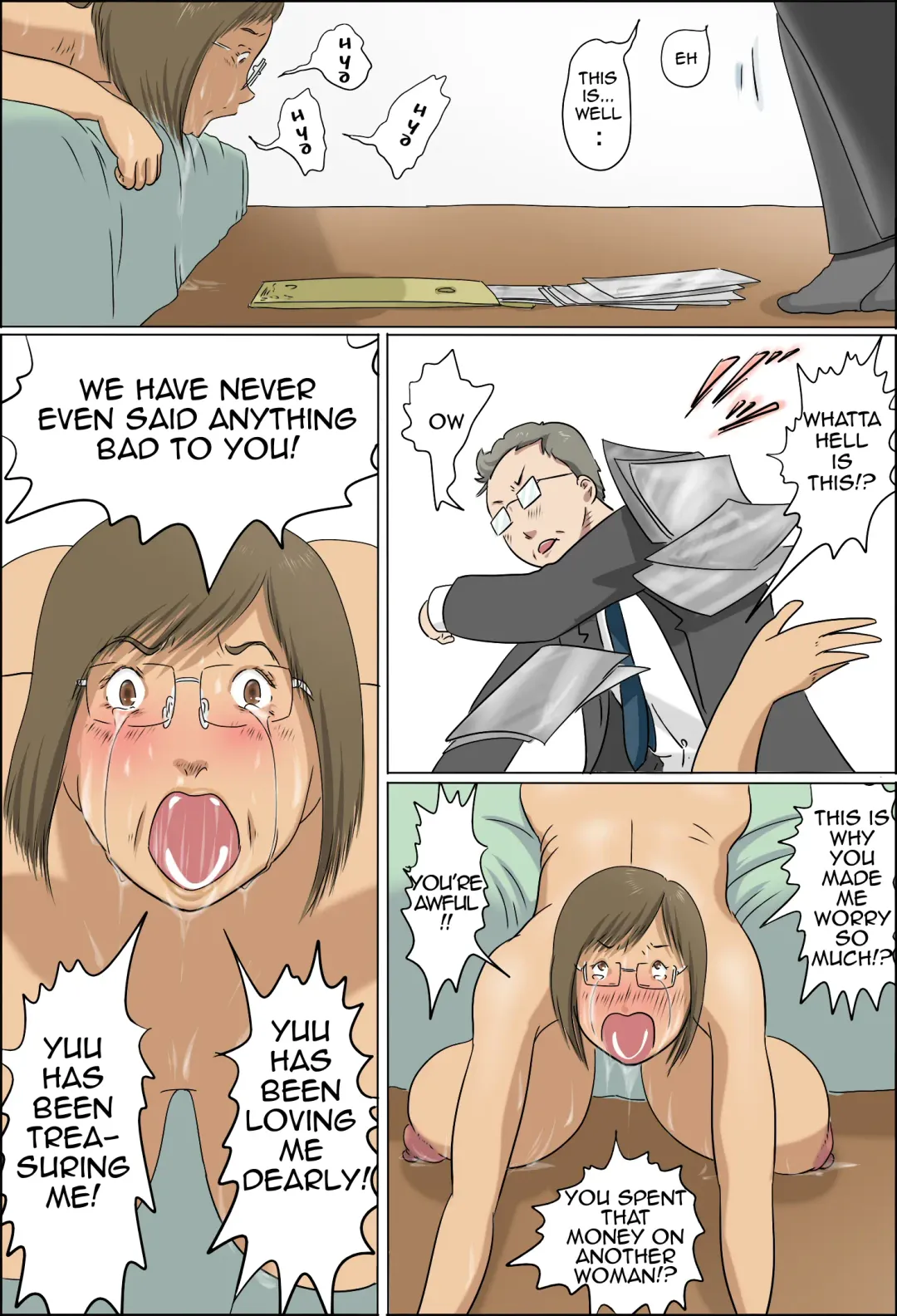 Haha to Musuko no Kazoku Seikatsu | Family Life of Mother and Son Fhentai - Page 96