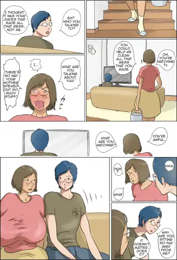 Haha to Musuko no Kazoku Seikatsu | Family Life of Mother and Son Fhentai - Page 35