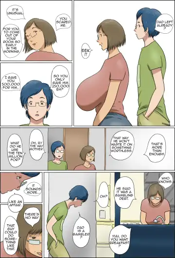 Haha to Musuko no Kazoku Seikatsu | Family Life of Mother and Son Fhentai - Page 9